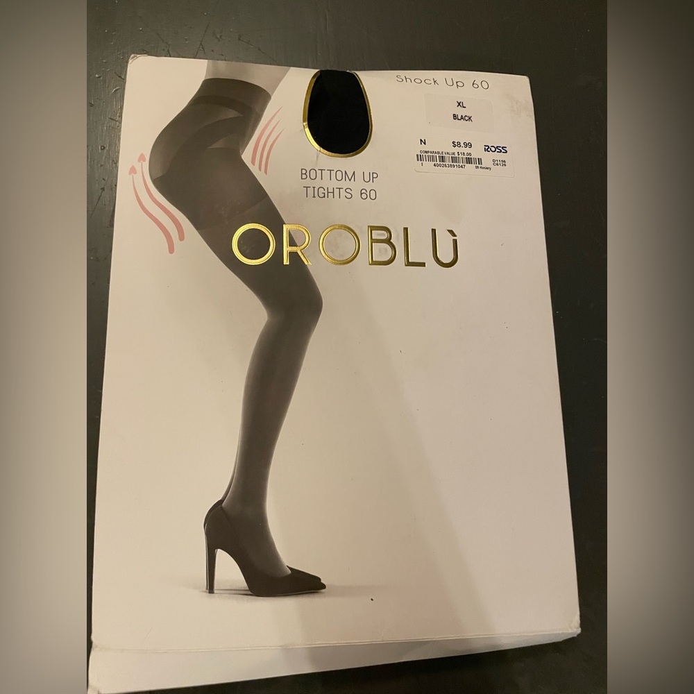 OROBLU Elegant Black Tights xl women’s